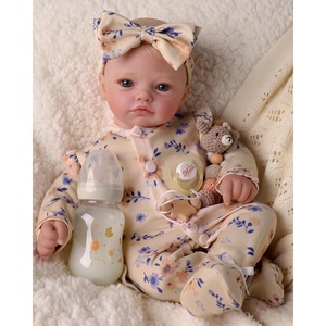 image:imageBABESIDE 20inch Reborn Baby Dolls Painted Blonde Hair Realistic Girl Doll