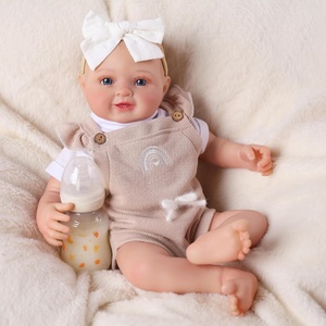 image:imageBABESIDE Reborn Baby Dolls 17 Inch Realistic Baby Doll with Blue Eyes