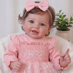 image:imageBABESIDE Reborn Baby Dolls Girl 17 Inch Real Doll with HandRooted Hair