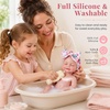 image:imageBABESIDE 16 Inch Silicone Baby Doll Weighted 4LB Lifelike Newborn Dolls