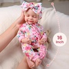 image:imageBABESIDE 16 Inch Silicone Baby Doll Weighted 4LB Lifelike Newborn Dolls