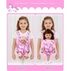 image:imageBABESIDE Baby Doll Carrier Baby Doll Accessories for Pretend PlayPurple
