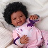 image:imageBABESIDE Black Reborn Baby Dolls 17 Inch Realistic Baby Girl Soft Body