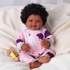 image:imageBABESIDE Black Reborn Baby Dolls 17 Inch Realistic Baby Girl Soft Body