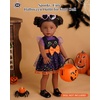 image:imageBABESIDE Reborn Baby Doll Clothes Halloween Outfit6 Pcs Costume Set with Cat Dress Pumpkin Bag Flutter Sleeve Shirt Shoes amp Doll Accessories  Fits Up to 16 Inch Dolls Gift for Girls Age 3
