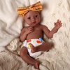 image:imageBABESIDE Silicone Baby Doll 16 Inch Black Weighted Realistic Baby Doll