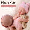 image:imageBABESIDE Silicone Baby Doll 16 Inch Reborn Baby Dolls Silicone Full BodyPink