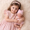 image:imageBABESIDE Silicone Baby Doll 16 Inch Reborn Baby Dolls Silicone Full BodyPink
