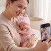image:imageBABESIDE Silicone Baby Doll 16 Inch Reborn Baby Dolls Silicone Full BodyPink