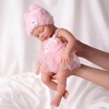 image:imageBABESIDE Silicone Baby Doll 16 Inch Reborn Baby Dolls Silicone Full BodyPink