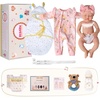image:imageBABESIDE Silicone Baby Doll 16 Inch Reborn Baby Dolls Silicone Full BodyWhite