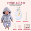 image:imageBABESIDE Silicone Baby Doll 16Inch Reborn Dolls with Weighted Lifelike Feel