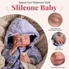 image:imageBABESIDE Silicone Baby Doll 16Inch Reborn Dolls with Weighted Lifelike Feel