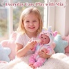 image:imageBABESIDE Silicone Baby Dolls Mia 16 inch Full Body Platinum Silicone Doll12 Inch