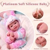 image:imageBABESIDE Silicone Baby Dolls Mia 16 inch Full Body Platinum Silicone Doll12 Inch