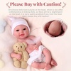 image:imageBABESIDE Silicone Baby Dolls Mia 16 inch Full Body Platinum Silicone Doll16 inch