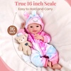 image:imageBABESIDE Silicone Baby Dolls Mia 16 inch Full Body Platinum Silicone Doll16 inch